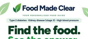 Guide cover: Food Made Clear, your personalised guide to everyday foods